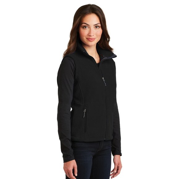 Port Authority Ladies Value Fleece Vest. L219 - Black - Picture 4 of 5